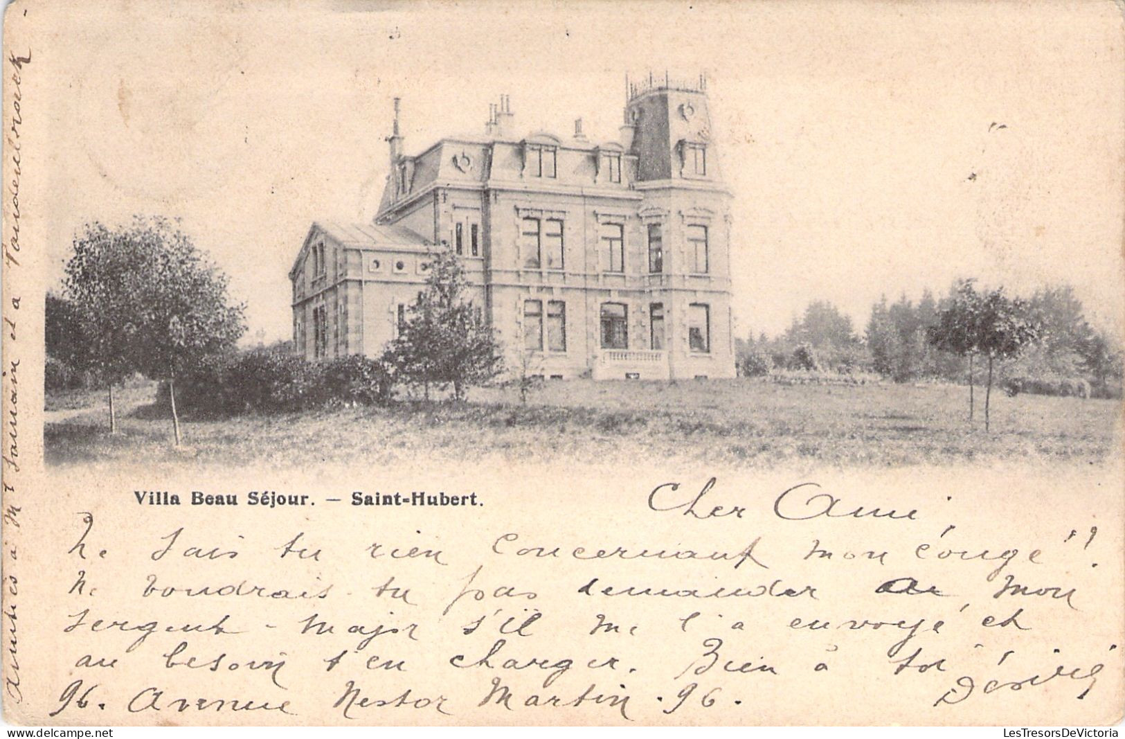 BELGIQUE - Villa Beau Sejour - Saint Hubert - Carte Postale Ancienne - Saint-Hubert