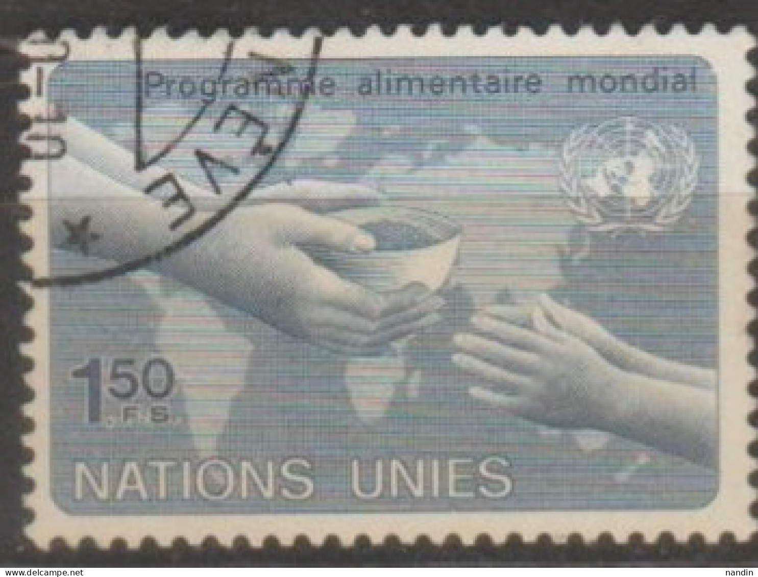 1983 UN GENEVA STAMP (USED) On World Food Programme /Food For All - Gebraucht