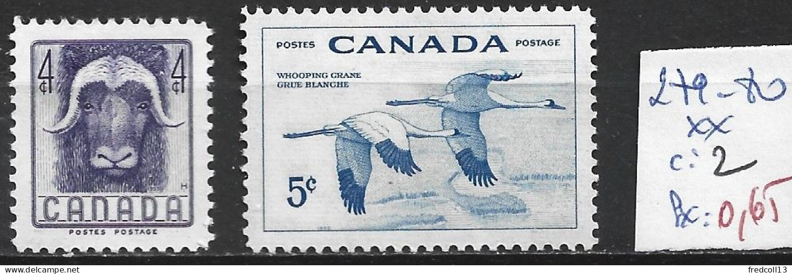 CANADA 278 ** Côte 2 € - Unused Stamps