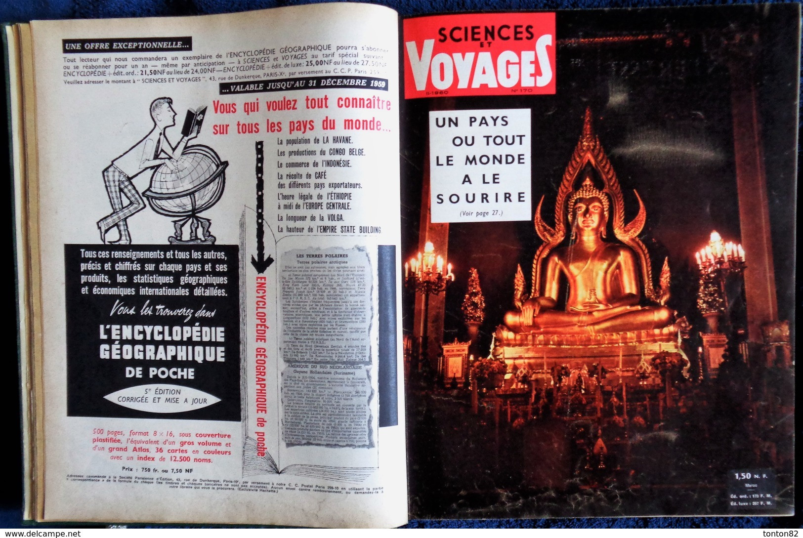 Sciences Et Voyages - Reliure Année 1960 - 12 Numéros . - Ciencia