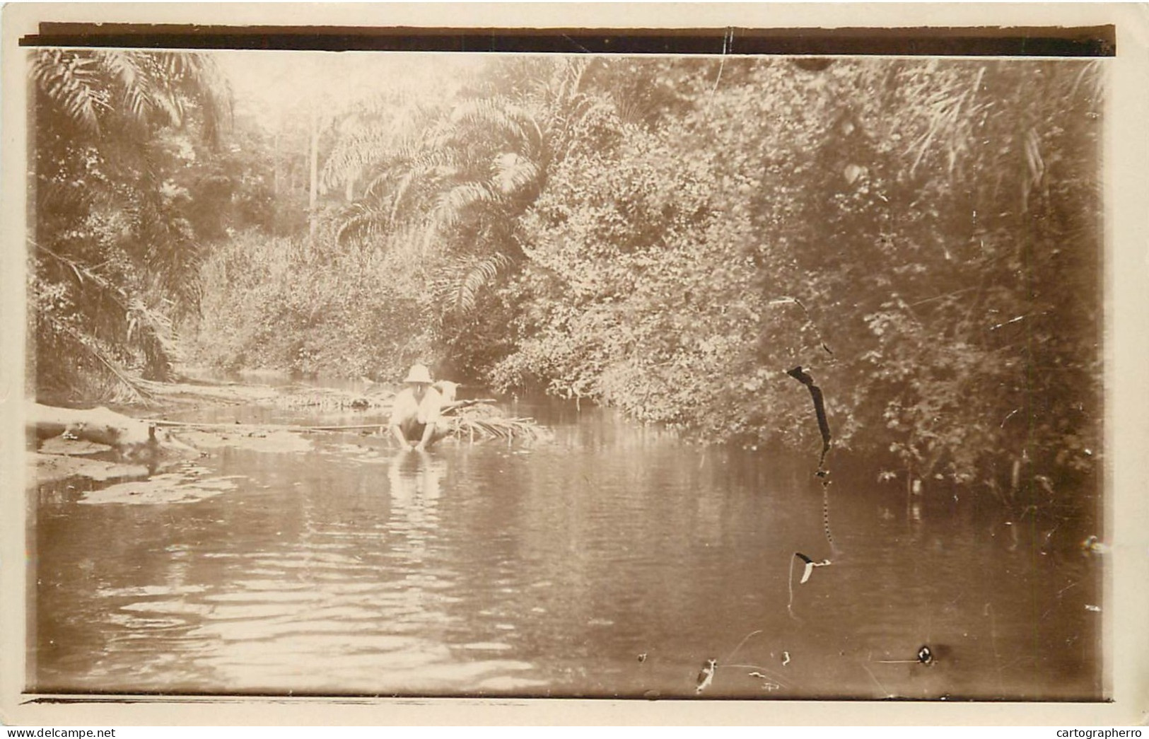 Ghana - Gold Coast Scenic Real Photo Postcard - Ghana - Gold Coast