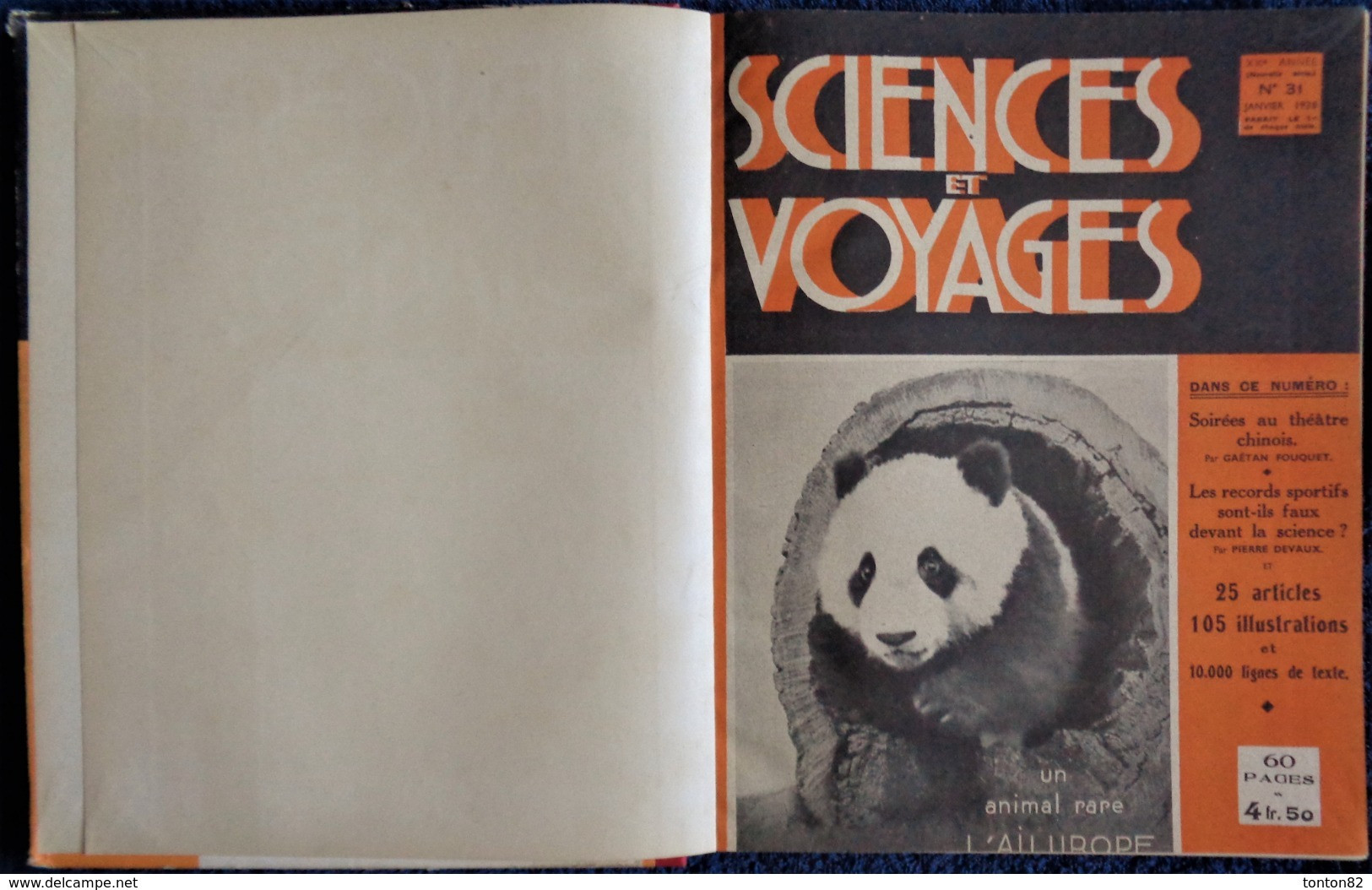 Sciences Et Voyages - Reliure Année 1938 ( 2e Semestre ) - 6 Numéros . - Science