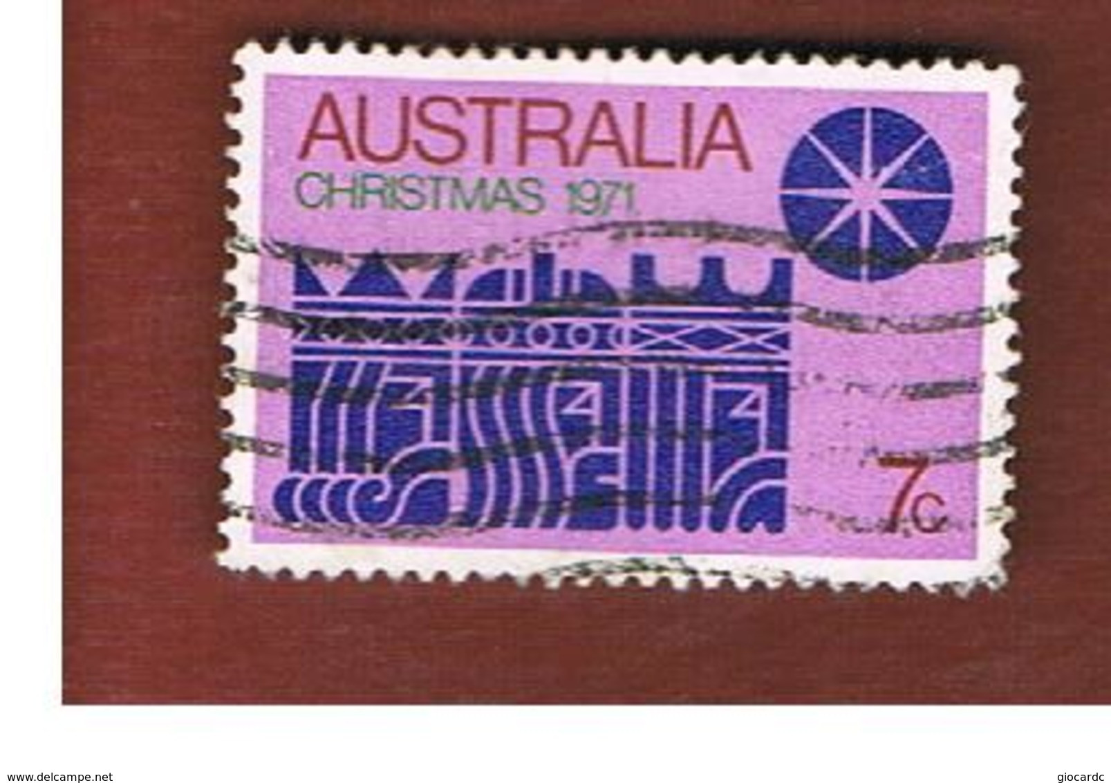 AUSTRALIA  - SG 498   -  1971 CHRISTMAS  -    USED - Used Stamps