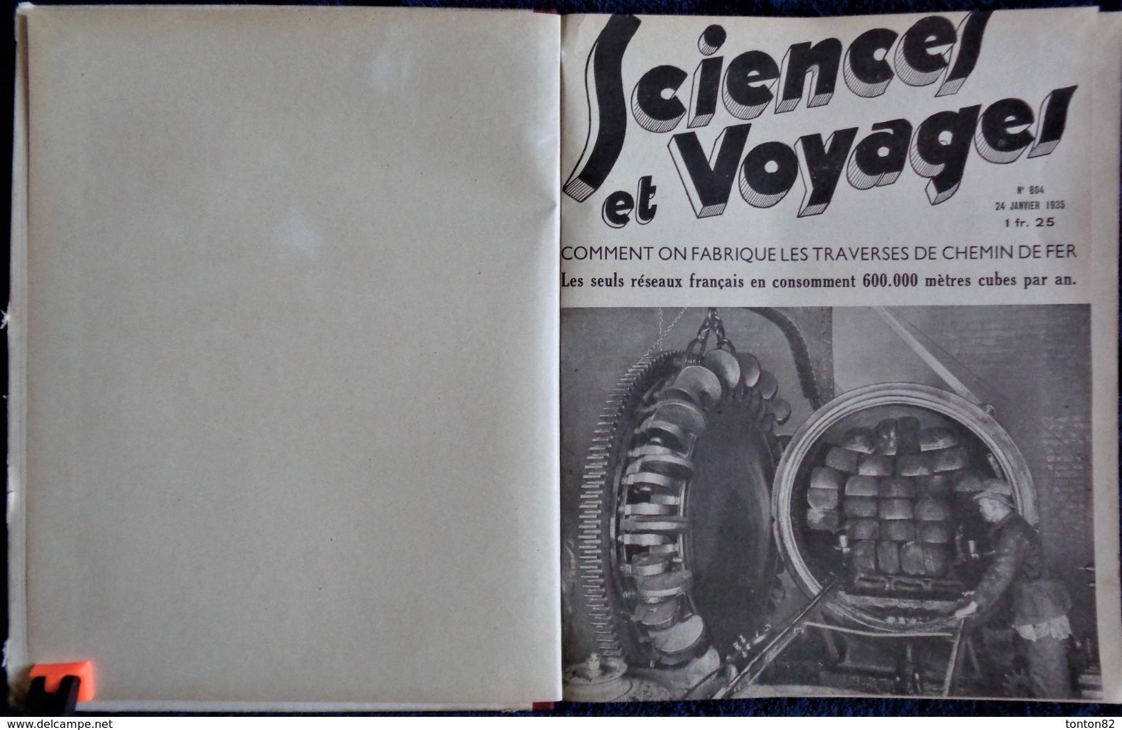 Sciences Et Voyages - Reliure Année 1935 - 22 Numéros . - Science