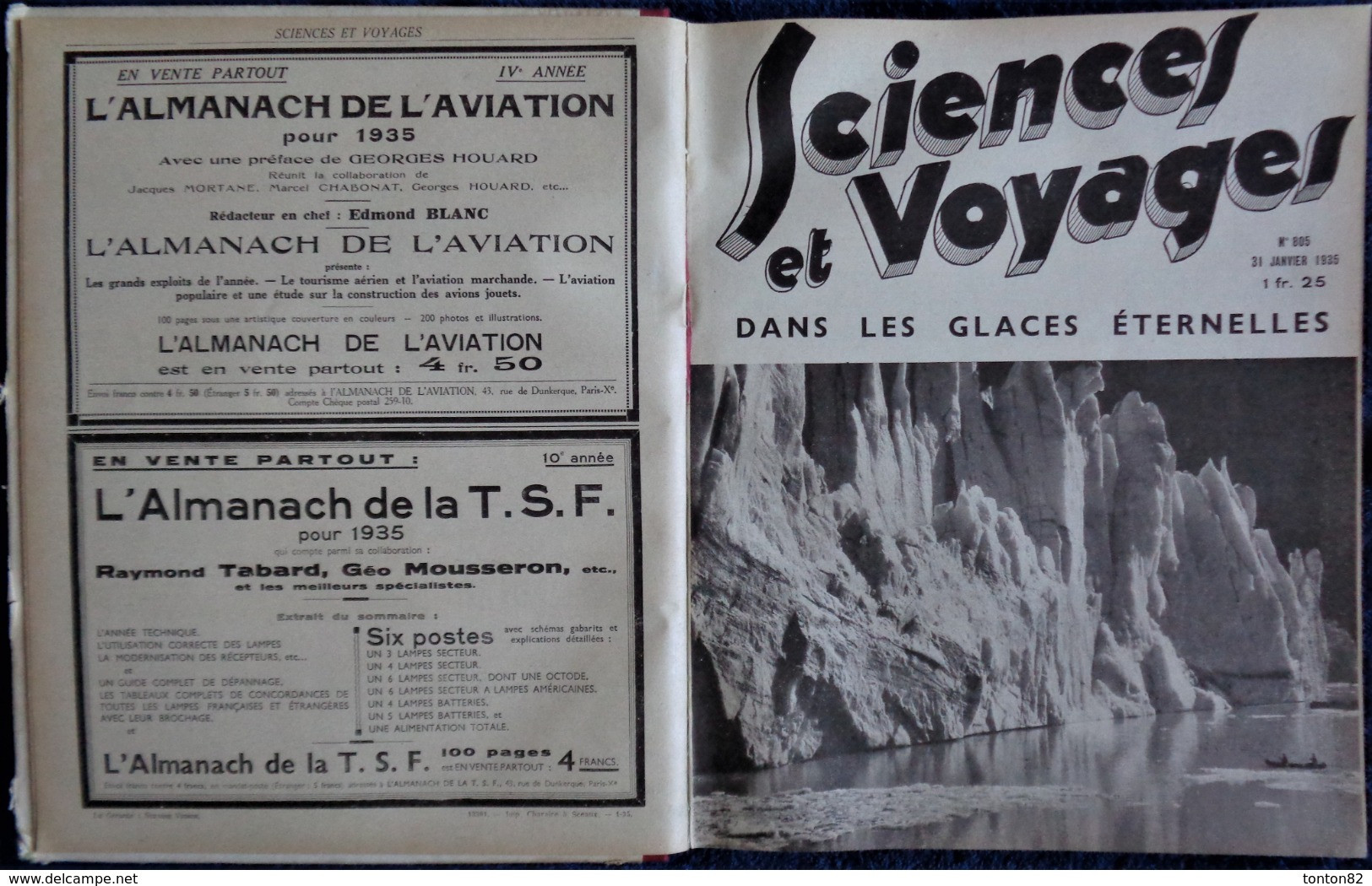 Sciences Et Voyages - Reliure Année 1935 - 22 Numéros . - Science