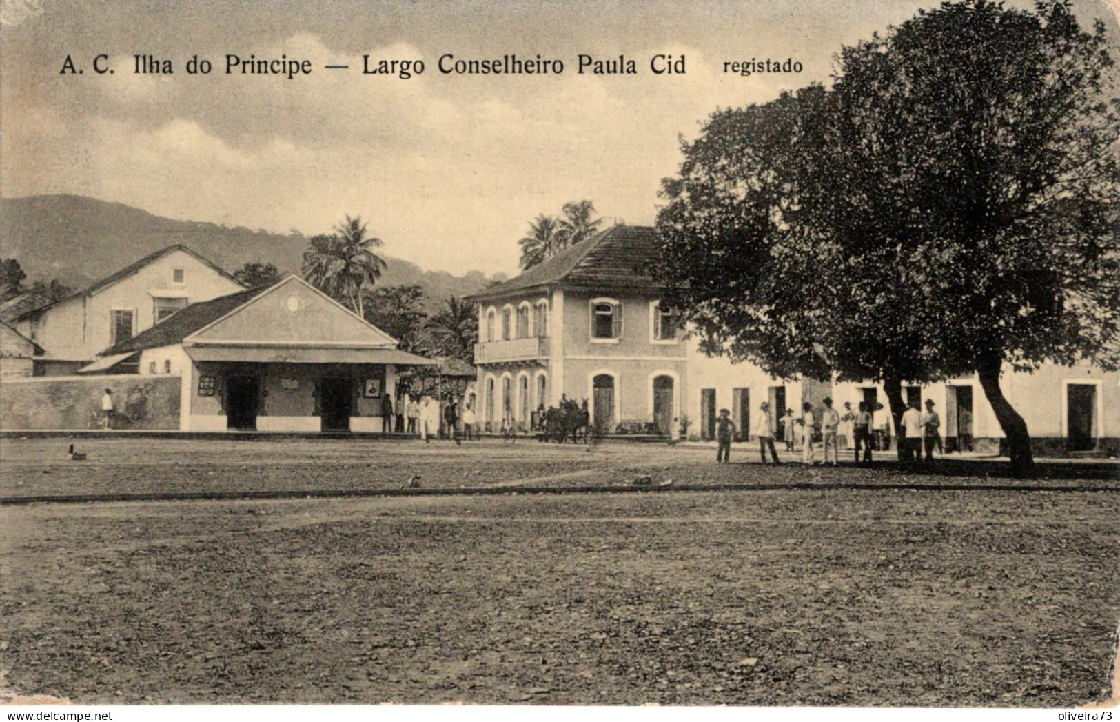 SÃO TOME E PRINCIPE - ILHA DO PRINCIPE - Largo Conselheiro Paulo Cid - Sao Tome En Principe