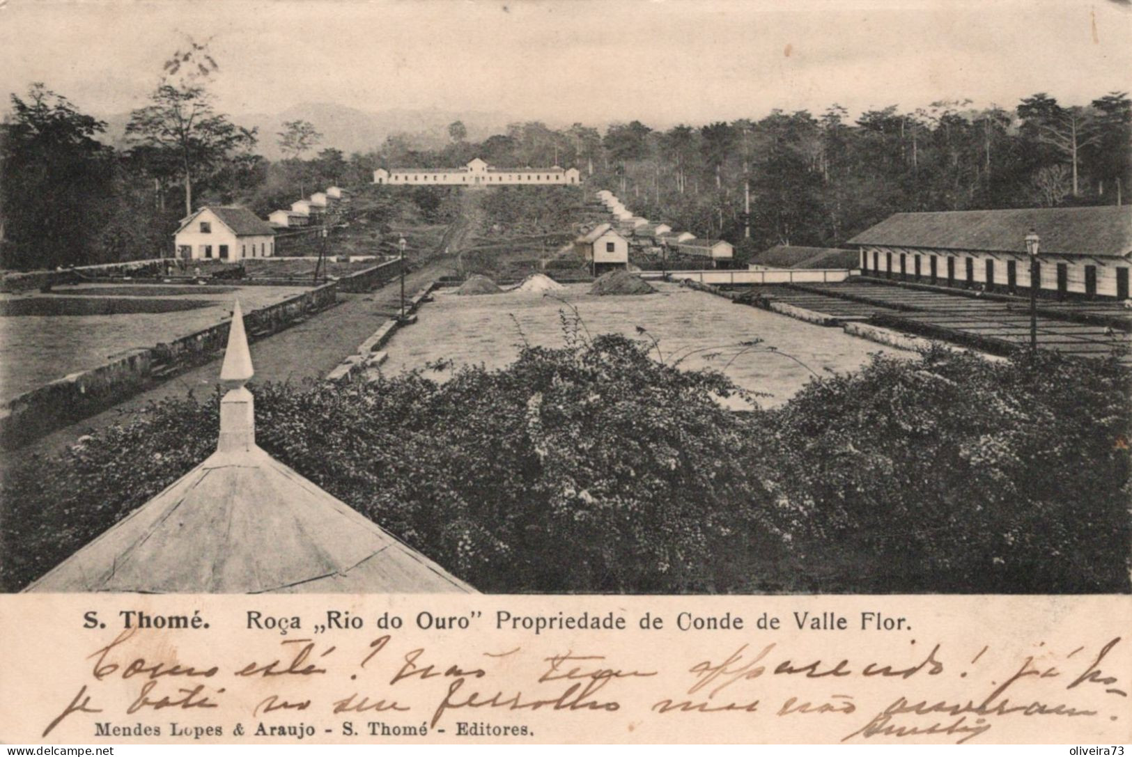 SÃO TOME E PRINCIPE - S. THOMÉ - Roça Rio Do Ouro - Propriedade De Conde De Valle Flor - Sao Tome And Principe