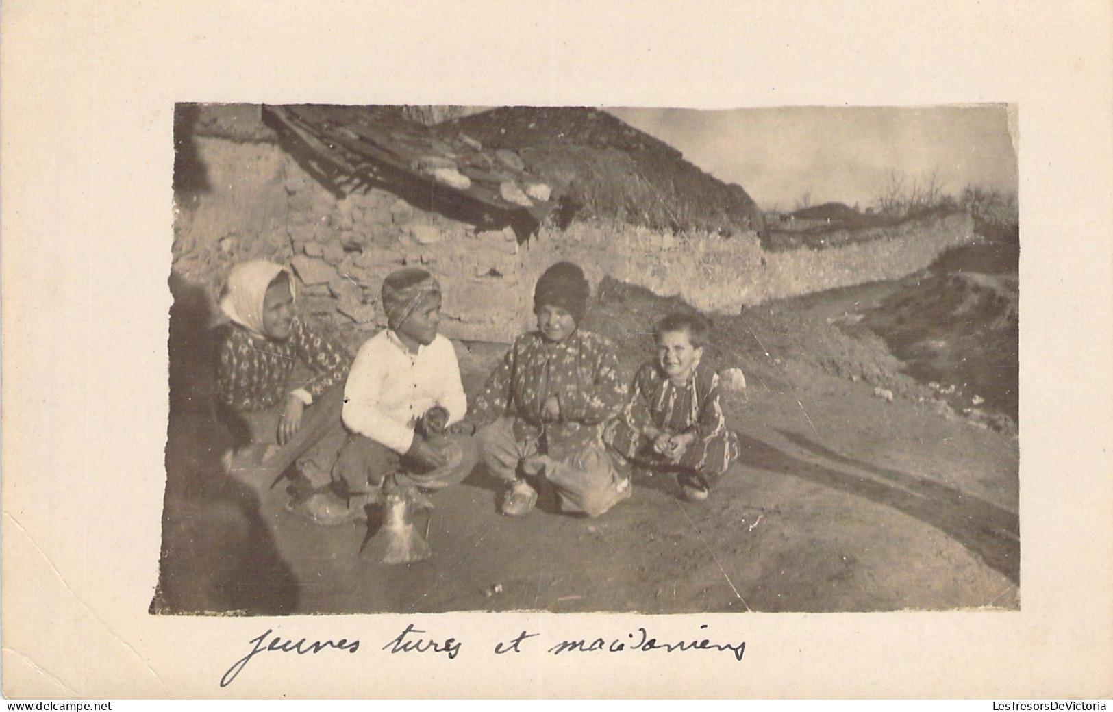 TURQUIE - Carte Photo De Jeunes Turcs Et Macédoniens - Carte Postale Ancienne - Turquie