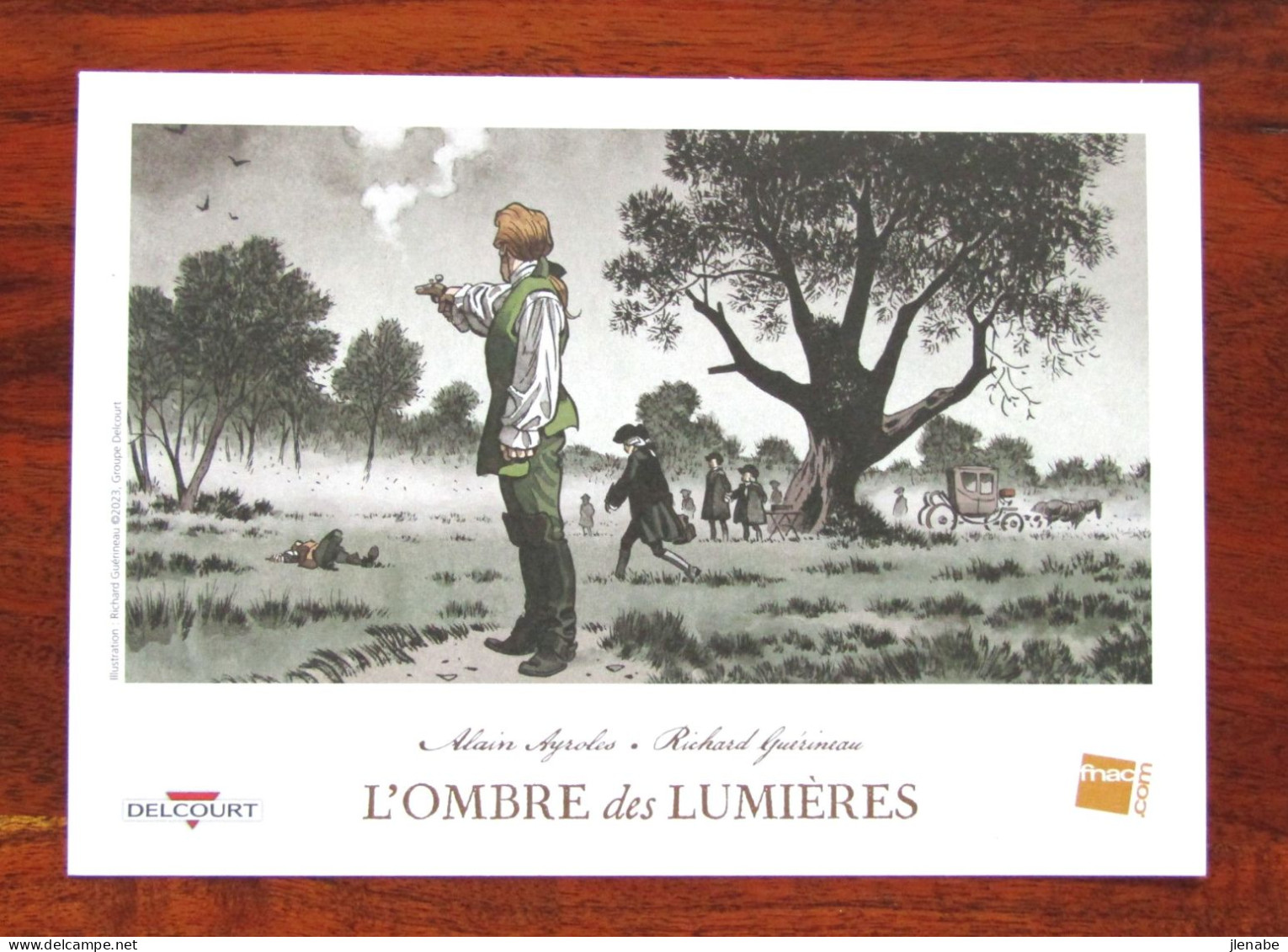 Ex Libris  " L'ombre Des Lumières " Par AYROLES / GUERINEAU - Illustrateurs G - I