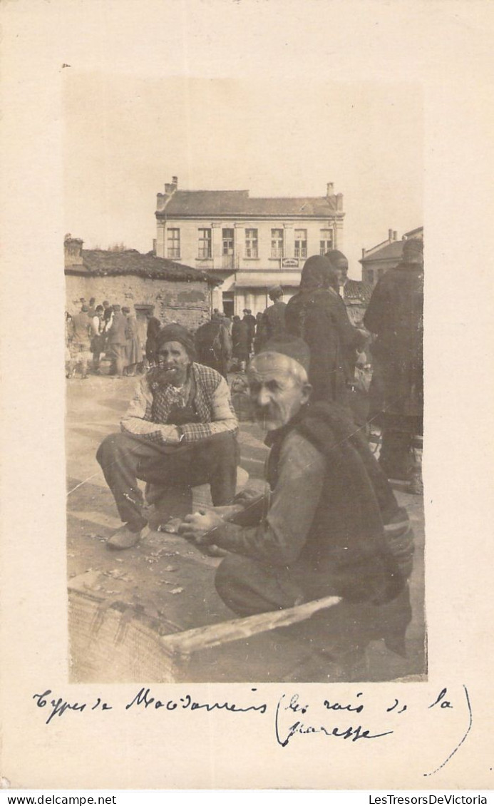 TURQUIE - Types De Macédoniens - Carte Photographie  - Carte Postale Ancienne - Turquie