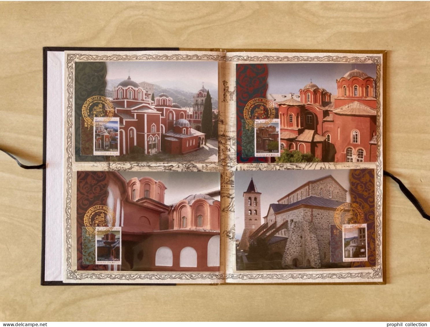 GRÈCE - LIVRET 2012 " KATHOLIKA HOLY MONASTERIES " Avec TIMBRES + ENVELOPPES FDC Et CARTES MAXIMUM - Ongebruikt