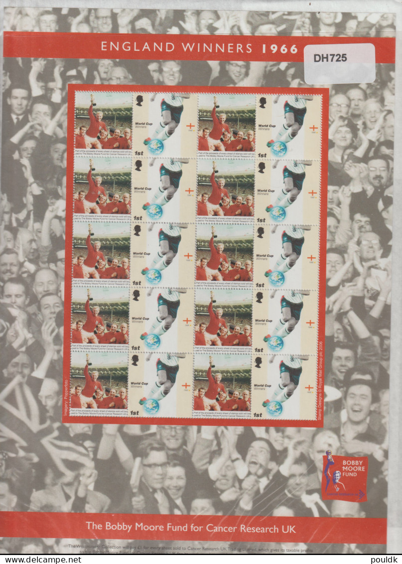 United Kingdom: 2006 England Winners World Cup Football - Smilers Large Sheet W/Ten 1st Stamps MNH/**. Please Read - 1966 – Inglaterra