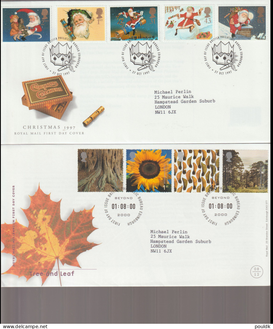 United Kingdom: 10 FDC With Complete Sets. Postal Weight Approx 200 Gramms. Please Read Sales Conditions - 2001-2010 Decimal Issues