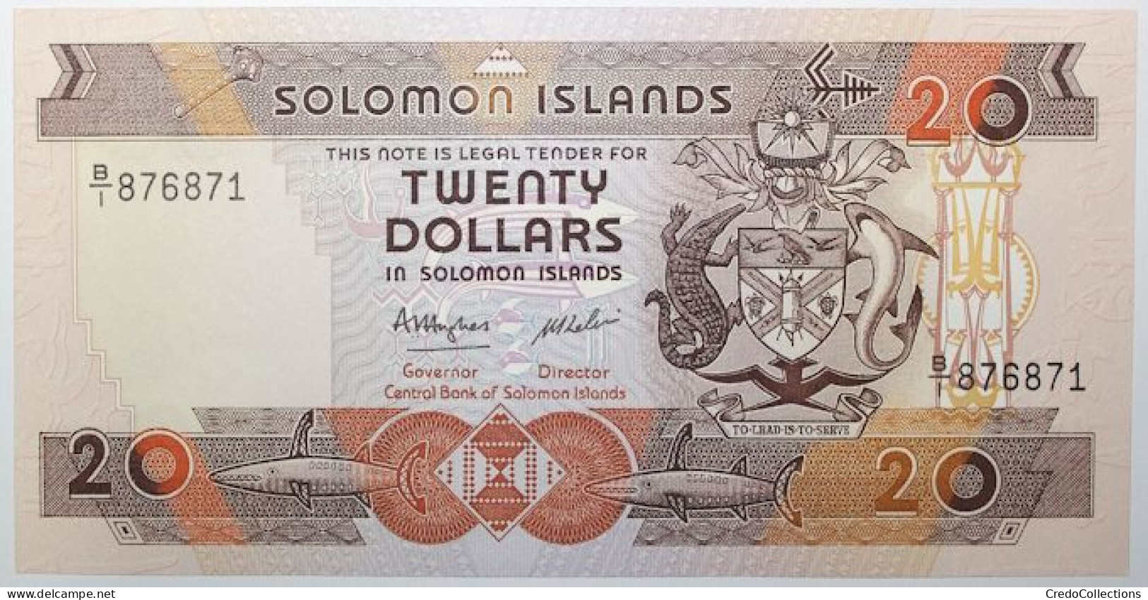 Salomon - 20 Dollars - 1986 - PICK 16a - NEUF - Solomon Islands
