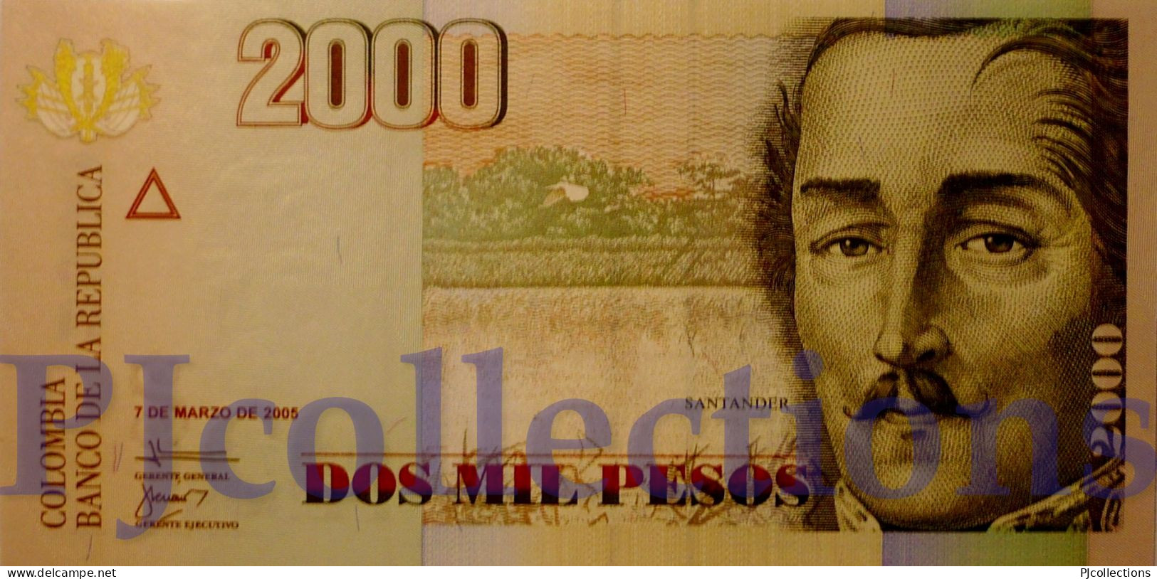 COLOMBIA 2000 PESOS 2005 PICK 457a UNC - Colombia