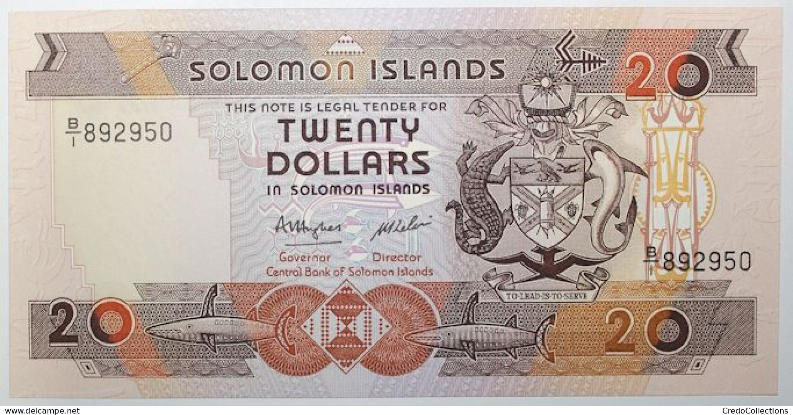 Salomon - 20 Dollars - 1986 - PICK 16a - NEUF - Salomonseilanden