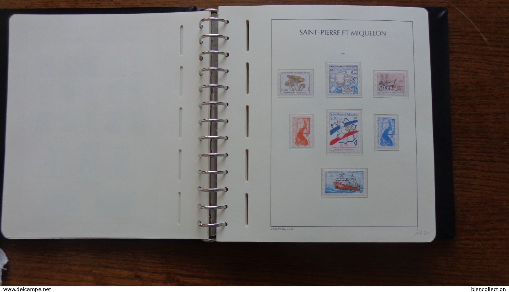 Saint Pierre Et Miquelon. Collection** Complète De 1986 à 2008 Dans Un Album Leuchturn; Faciale 330€ - Collections, Lots & Series