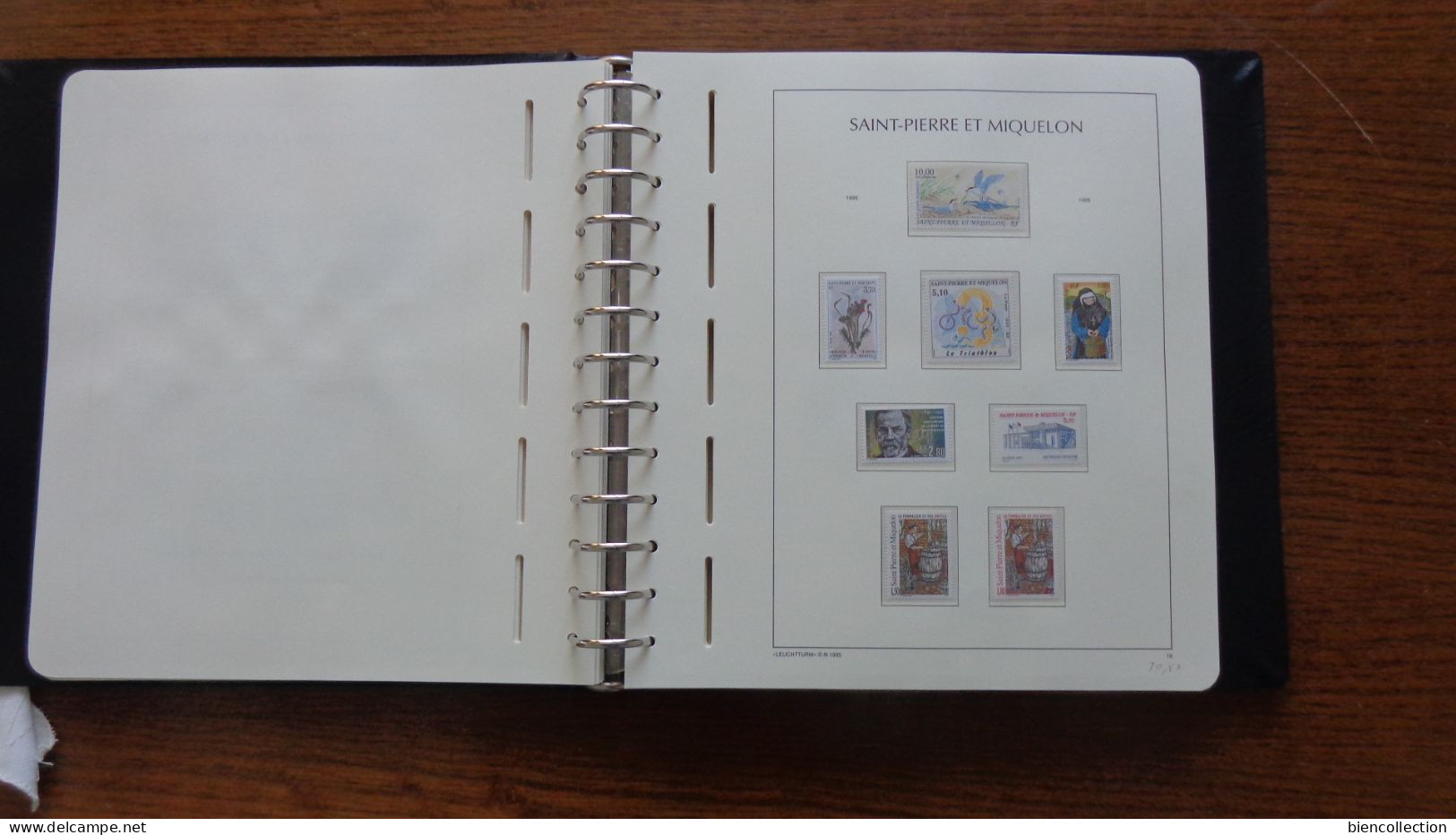 Saint Pierre Et Miquelon. Collection** Complète De 1986 à 2008 Dans Un Album Leuchturn; Faciale 330€ - Lots & Serien