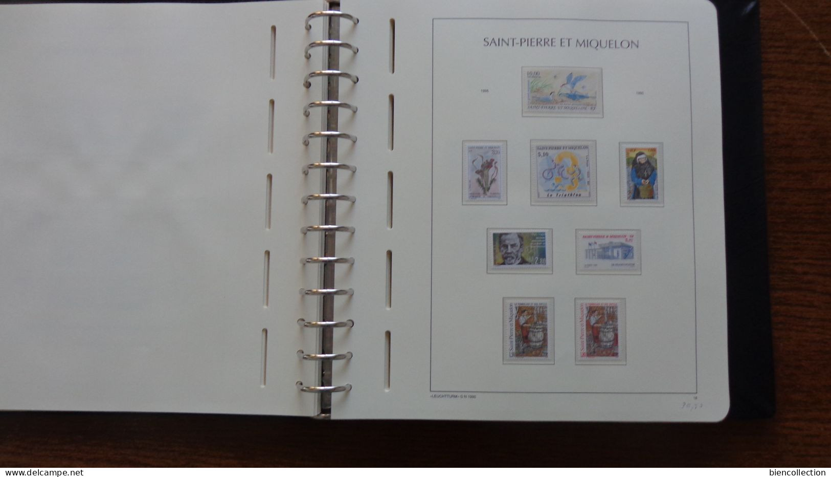 Saint Pierre Et Miquelon. Collection** Complète De 1986 à 2008 Dans Un Album Leuchturn; Faciale 330€ - Collezioni & Lotti