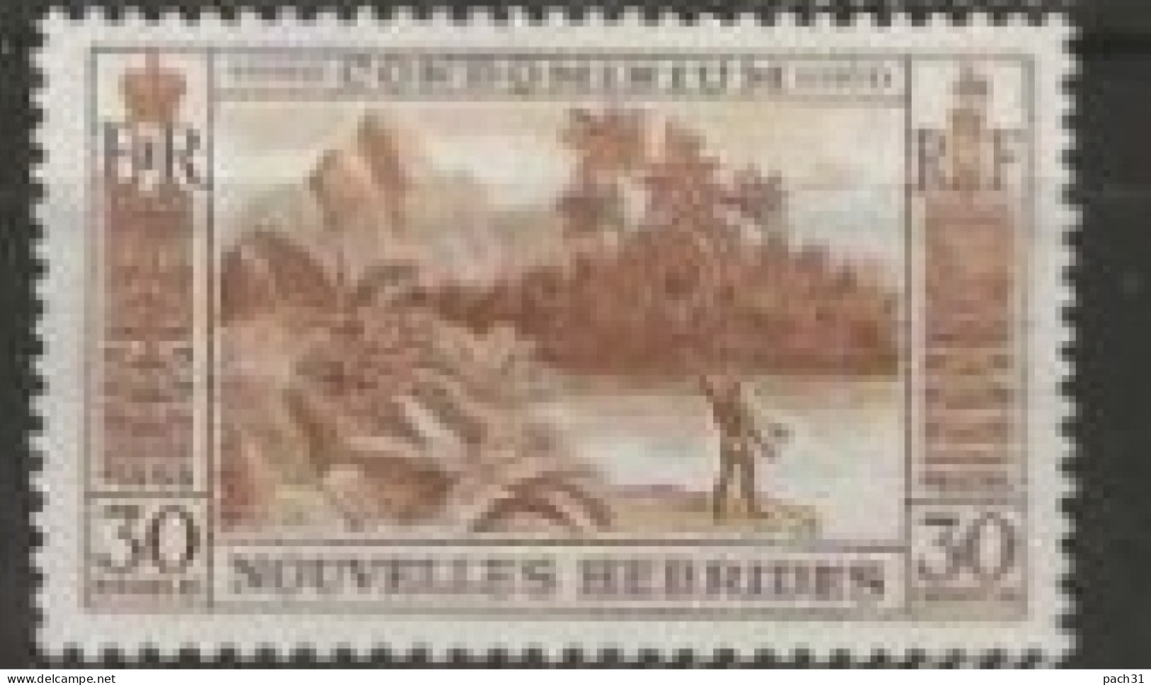 Nouvelles-Hébrides N° YT 180 * - Unused Stamps