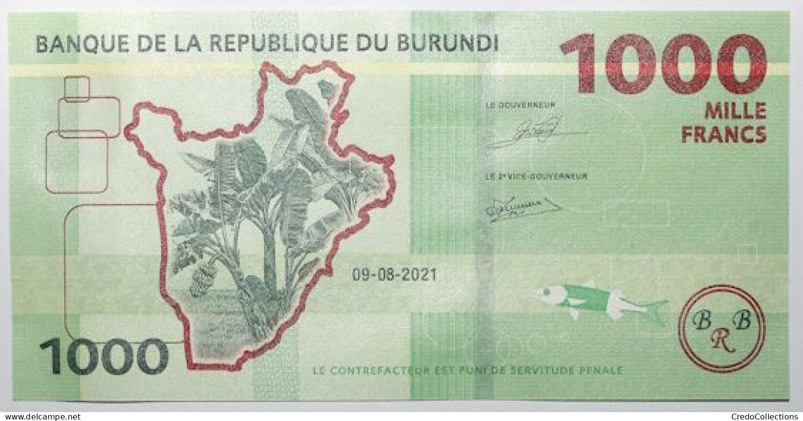 Burundi - 1000 Francs - 2021 - PICK 51b - NEUF - Burundi