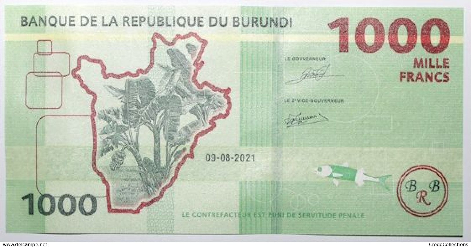 Burundi - 1000 Francs - 2021 - PICK 51b - NEUF - Burundi