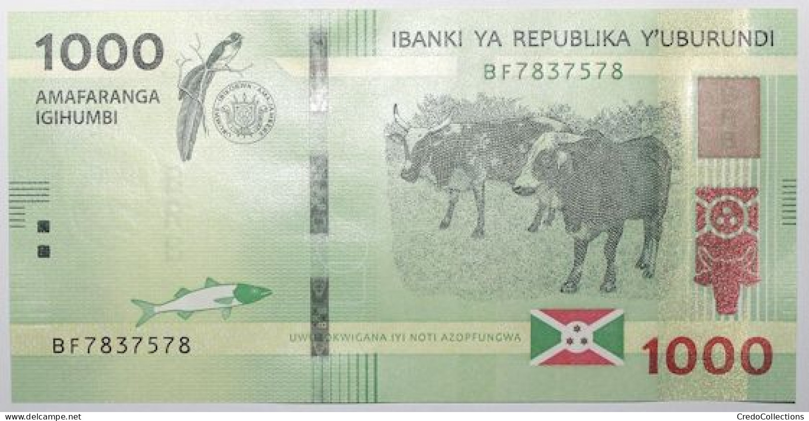 Burundi - 1000 Francs - 2021 - PICK 51b - NEUF - Burundi