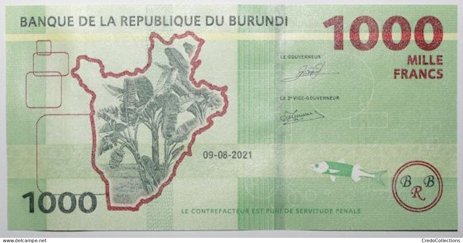 Burundi - 1000 Francs - 2021 - PICK 51b - NEUF - Burundi