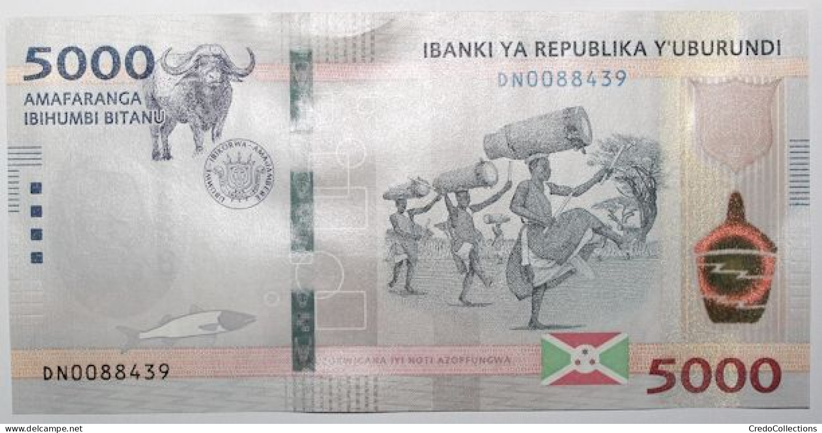 Burundi - 5000 Francs - 2022 - PICK 53c - NEUF - Burundi