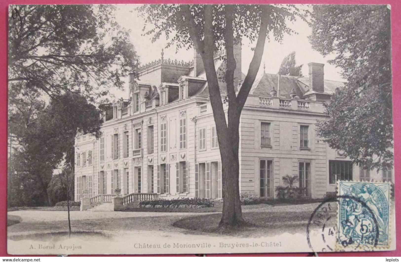 91 - Bruyères Le Chatel - Château De Morionville - CPA Précurseur 1904 - Très Bon état - Bruyeres Le Chatel