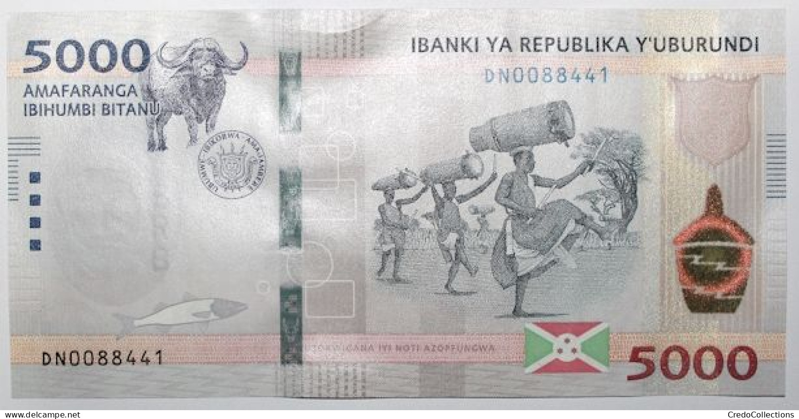 Burundi - 5000 Francs - 2022 - PICK 53c - NEUF - Burundi