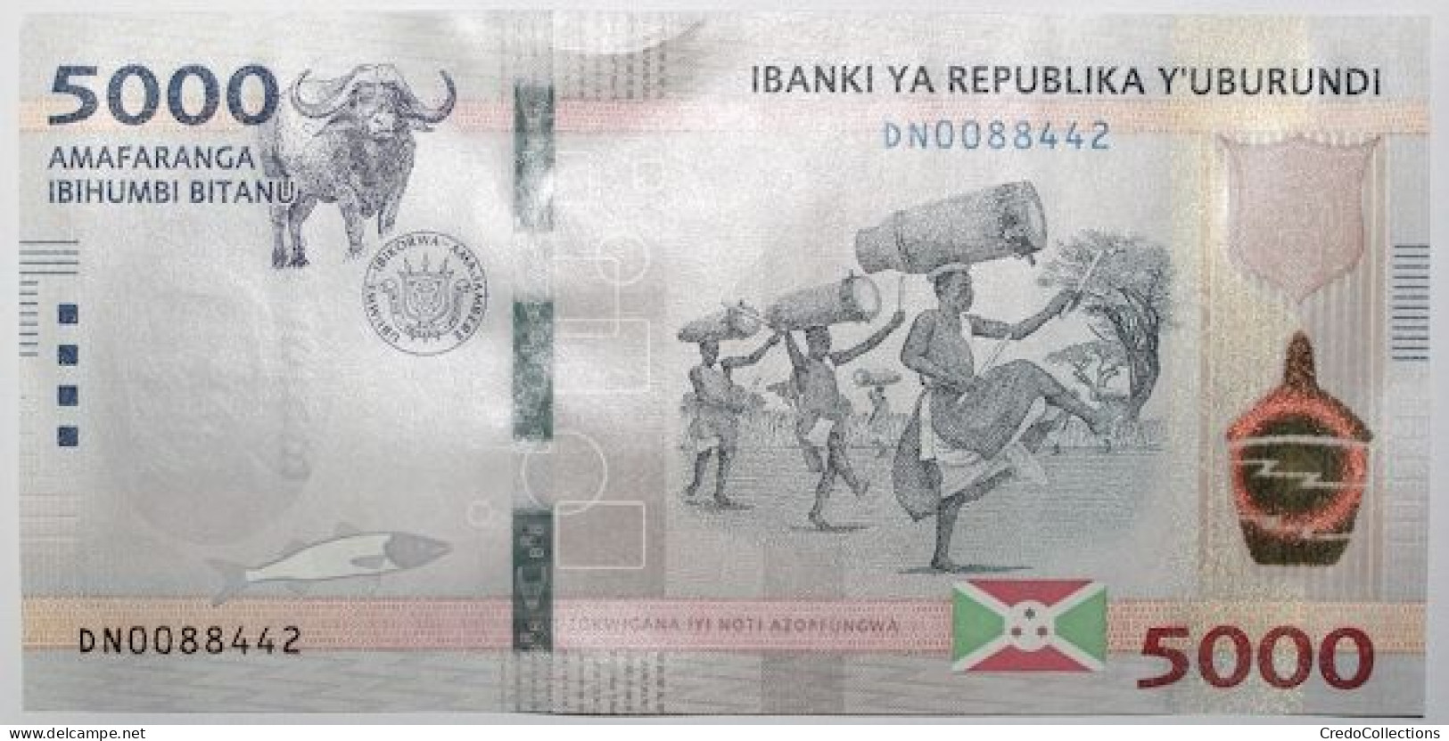 Burundi - 5000 Francs - 2022 - PICK 53c - NEUF - Burundi