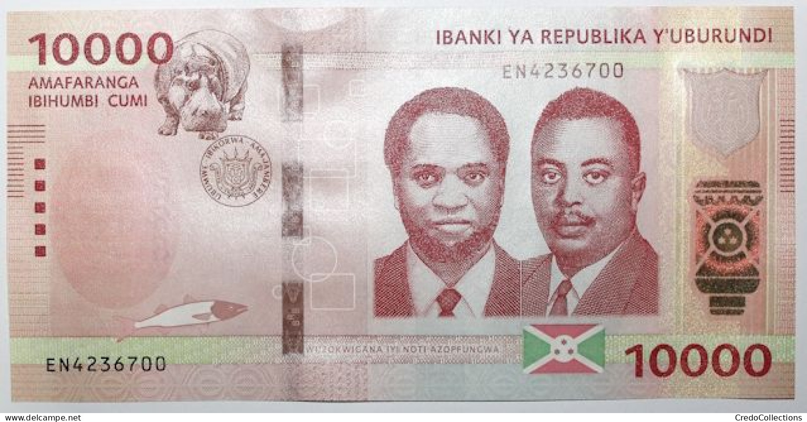 Burundi - 10000 Francs - 2022 - PICK 54c - NEUF - Burundi