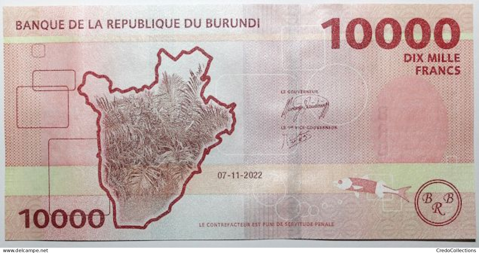 Burundi - 10000 Francs - 2022 - PICK 54c - NEUF - Burundi
