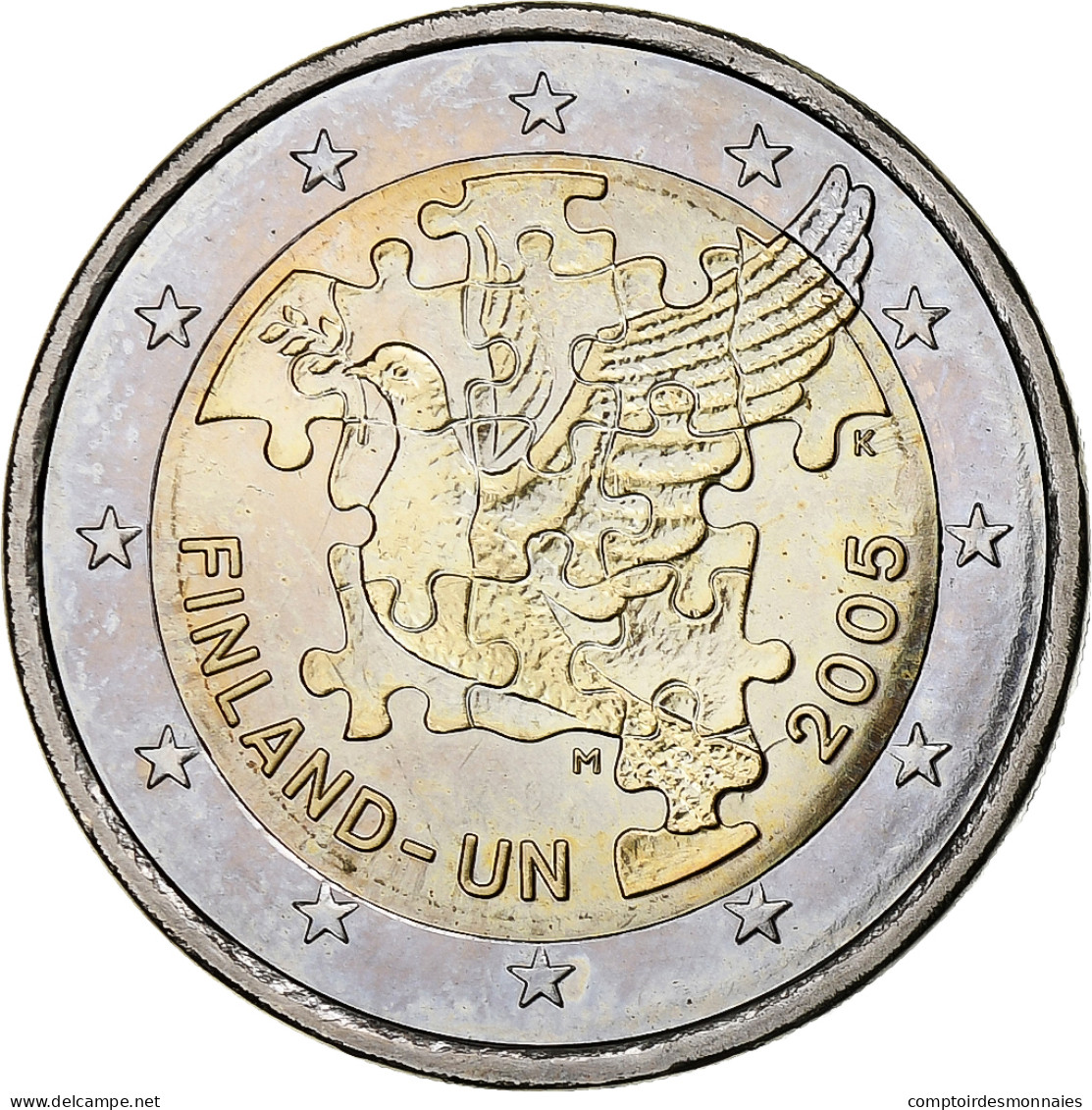 Finlande, 2 Euro, Finland - Un, 2005, Vantaa, SUP+, Bimétallique, KM:119 - Finland