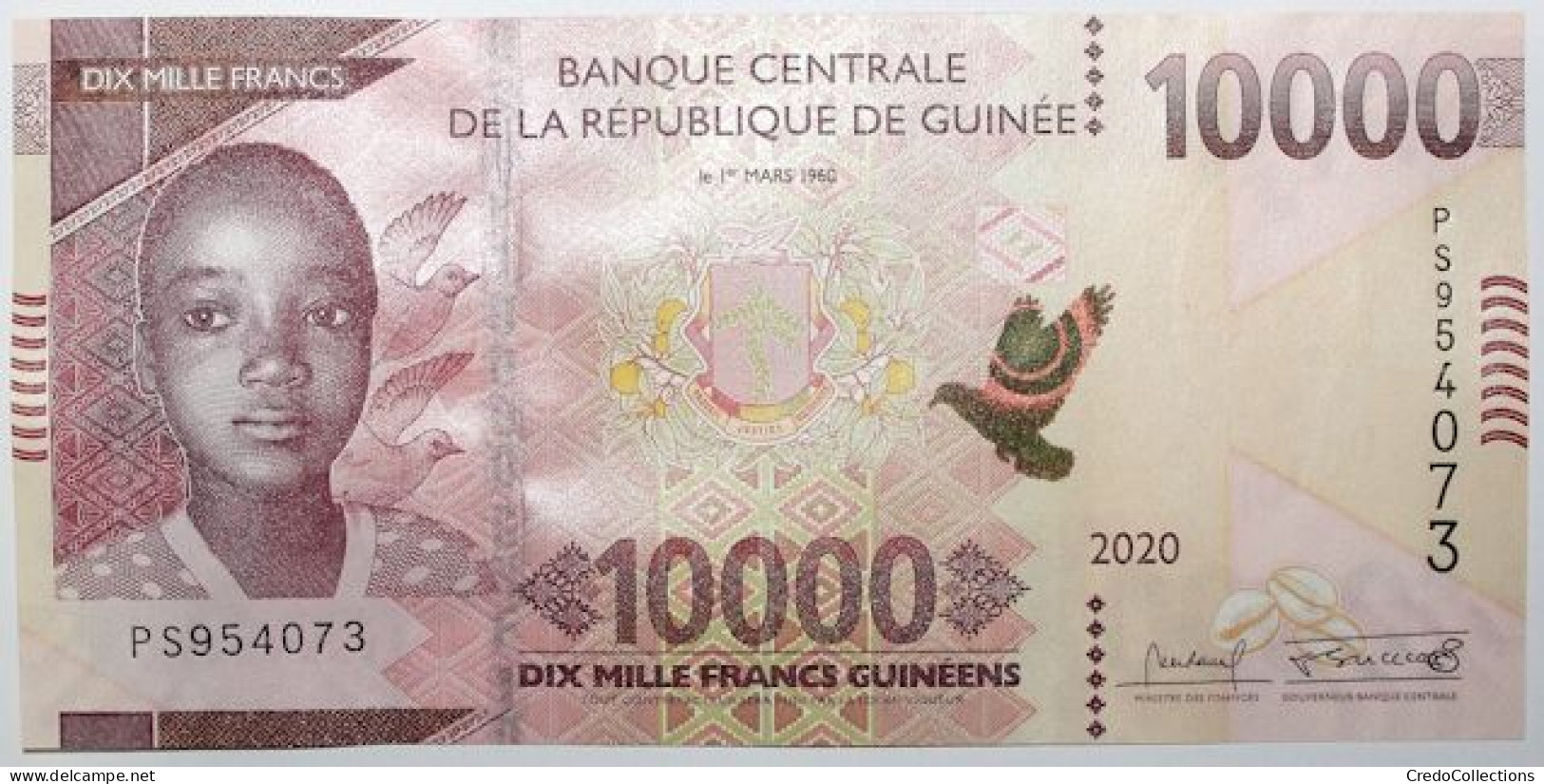 Guinée - 10000 Francs Guinéens - 2020 - PICK 49Ab - NEUF - Guinea