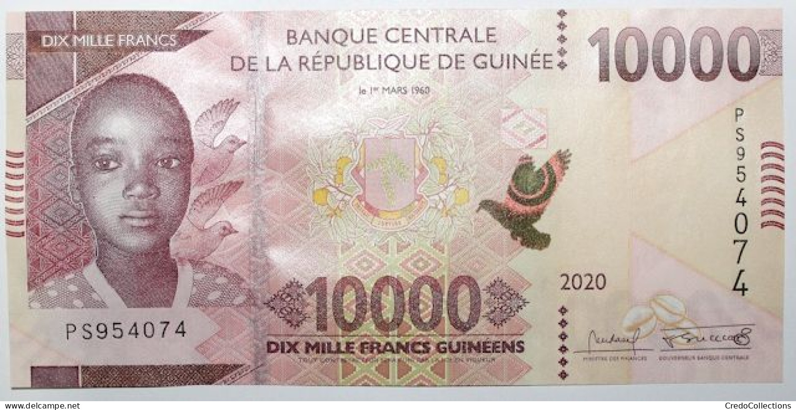 Guinée - 10000 Francs Guinéens - 2020 - PICK 49Ab - NEUF - Guinée