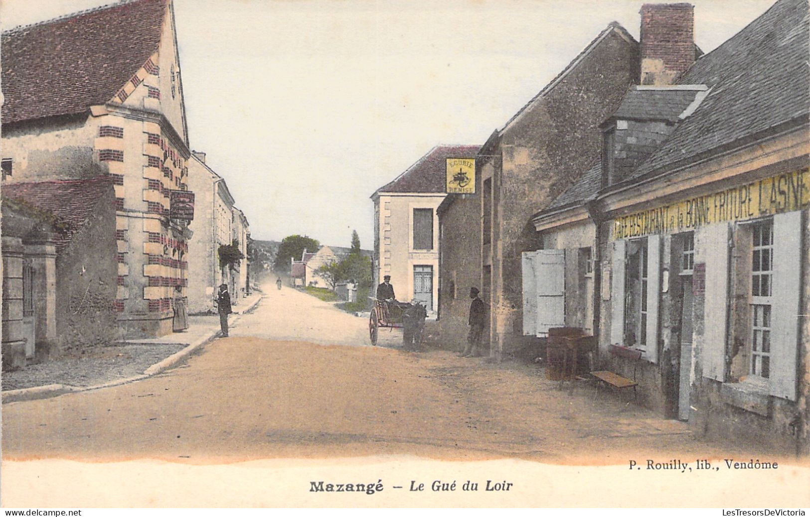 FRANCE - Mazangé - Le Gué Du Loir - Colorisé - Carte Postale Ancienne - Andere & Zonder Classificatie