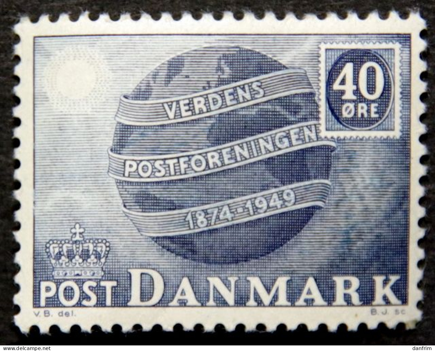 Denmark   1949    75 Years UPU  MINr. 320  MNH (**)  ( Lot L 2732 ) - Unused Stamps