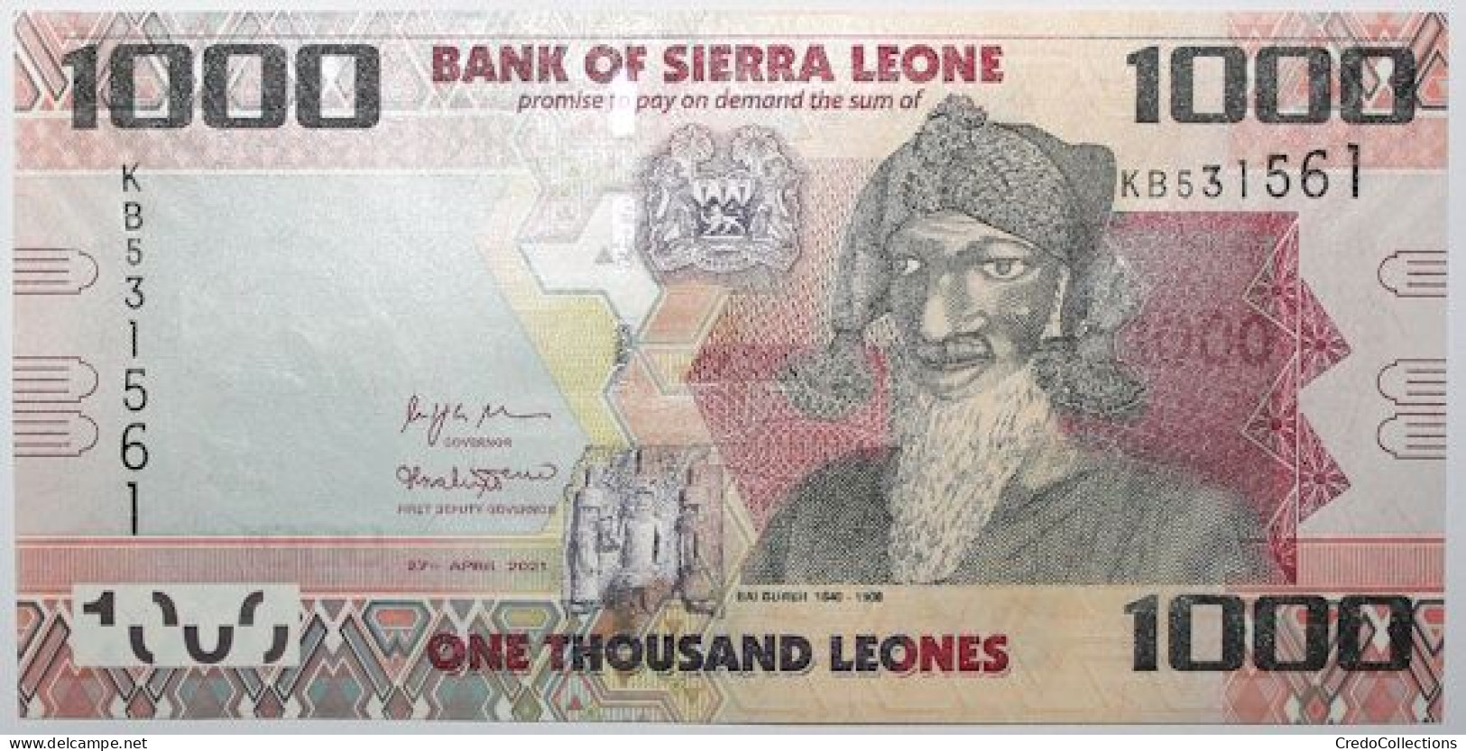 Sierra Leone - 1000 Leones - 2021 - PICK 30f - NEUF - Sierra Leone