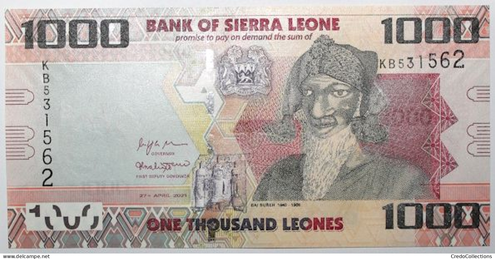 Sierra Leone - 1000 Leones - 2021 - PICK 30f - NEUF - Sierra Leone