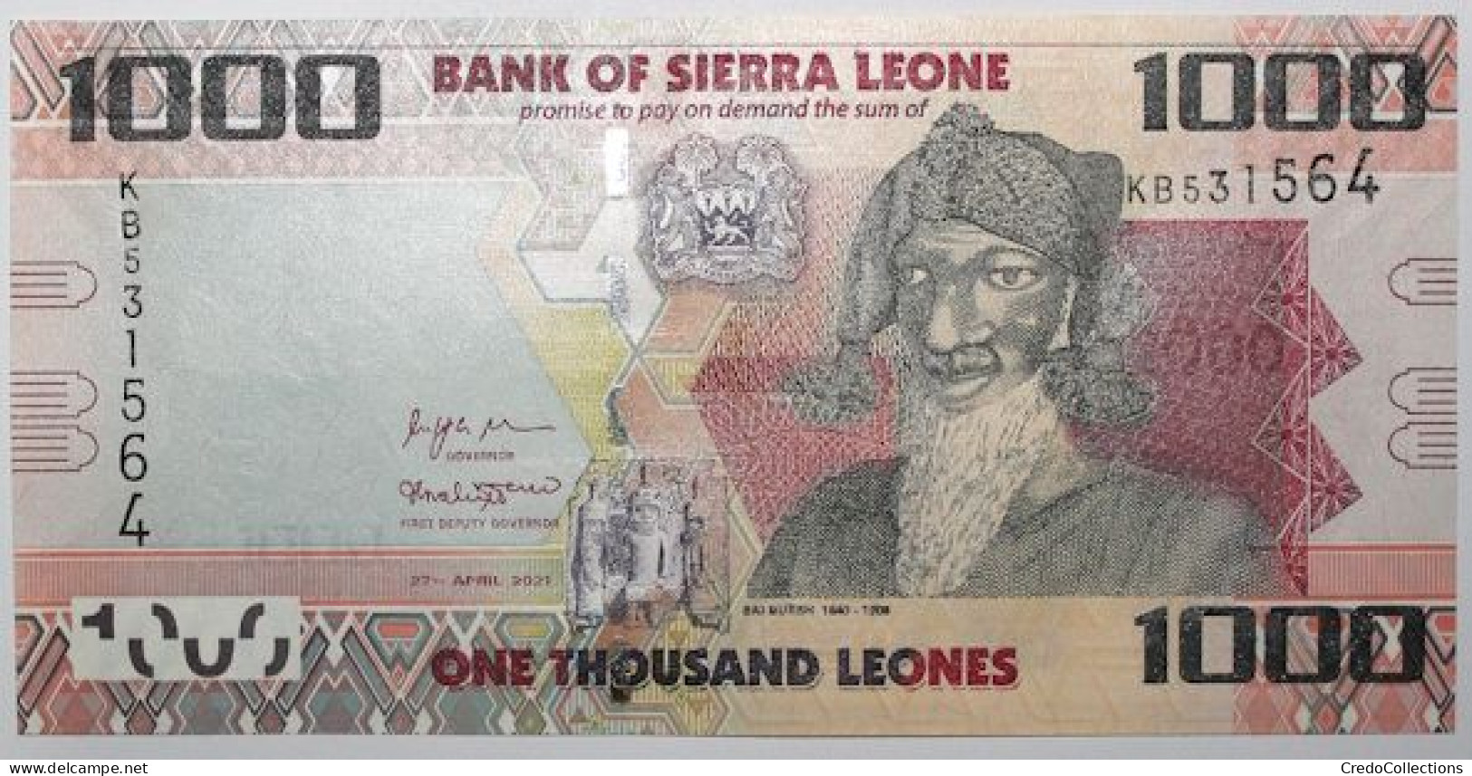 Sierra Leone - 1000 Leones - 2021 - PICK 30f - NEUF - Sierra Leone