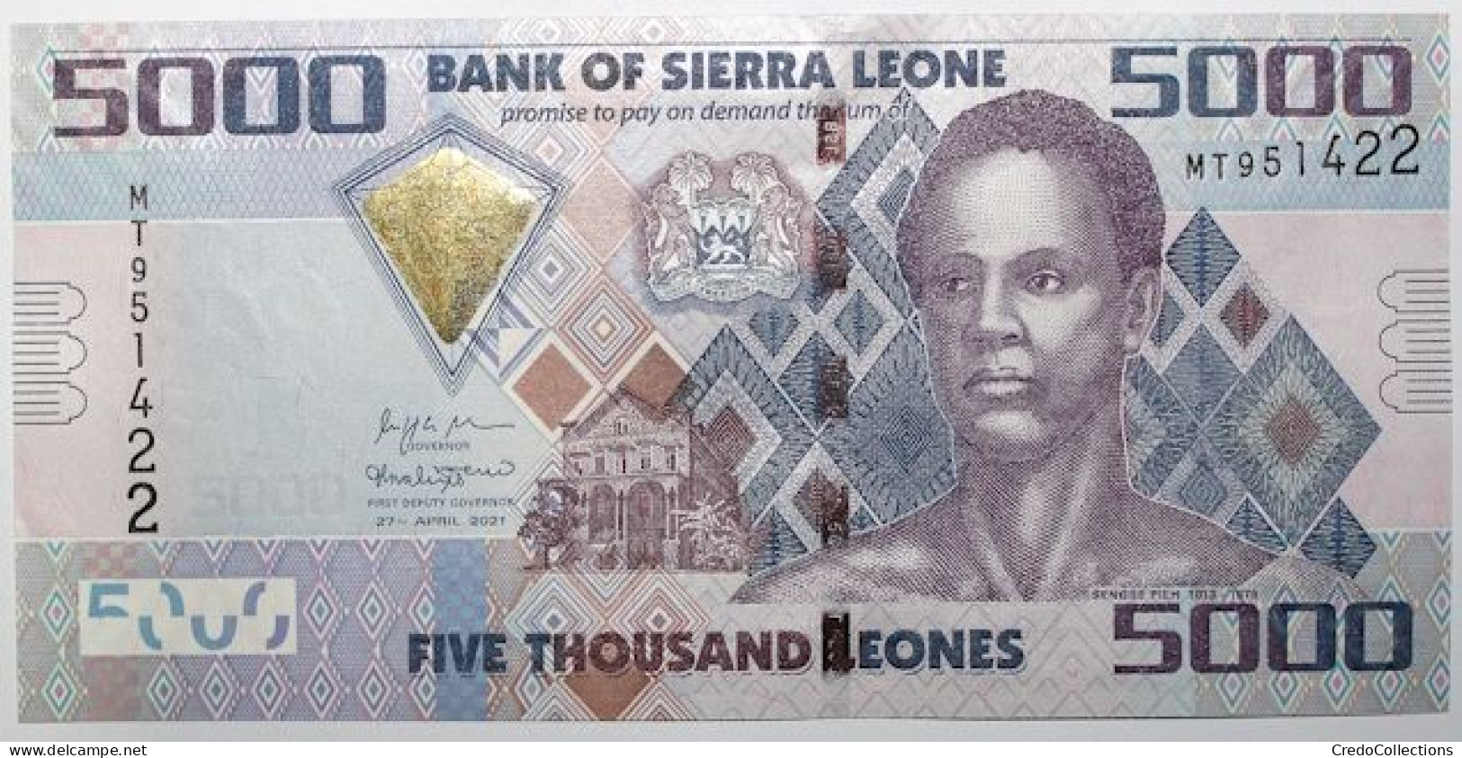 Sierra Leone - 5000 Leones - 2021 - PICK 32f - NEUF - Sierra Leona