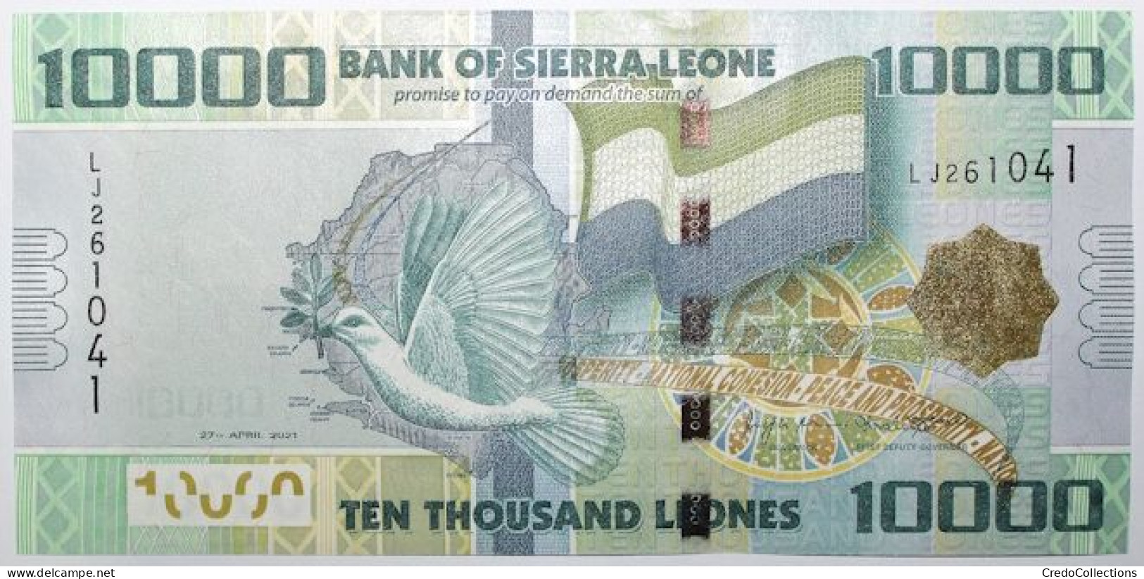 Sierra Leone - 10000 Leones - 2021 - PICK 33f - NEUF - Sierra Leone