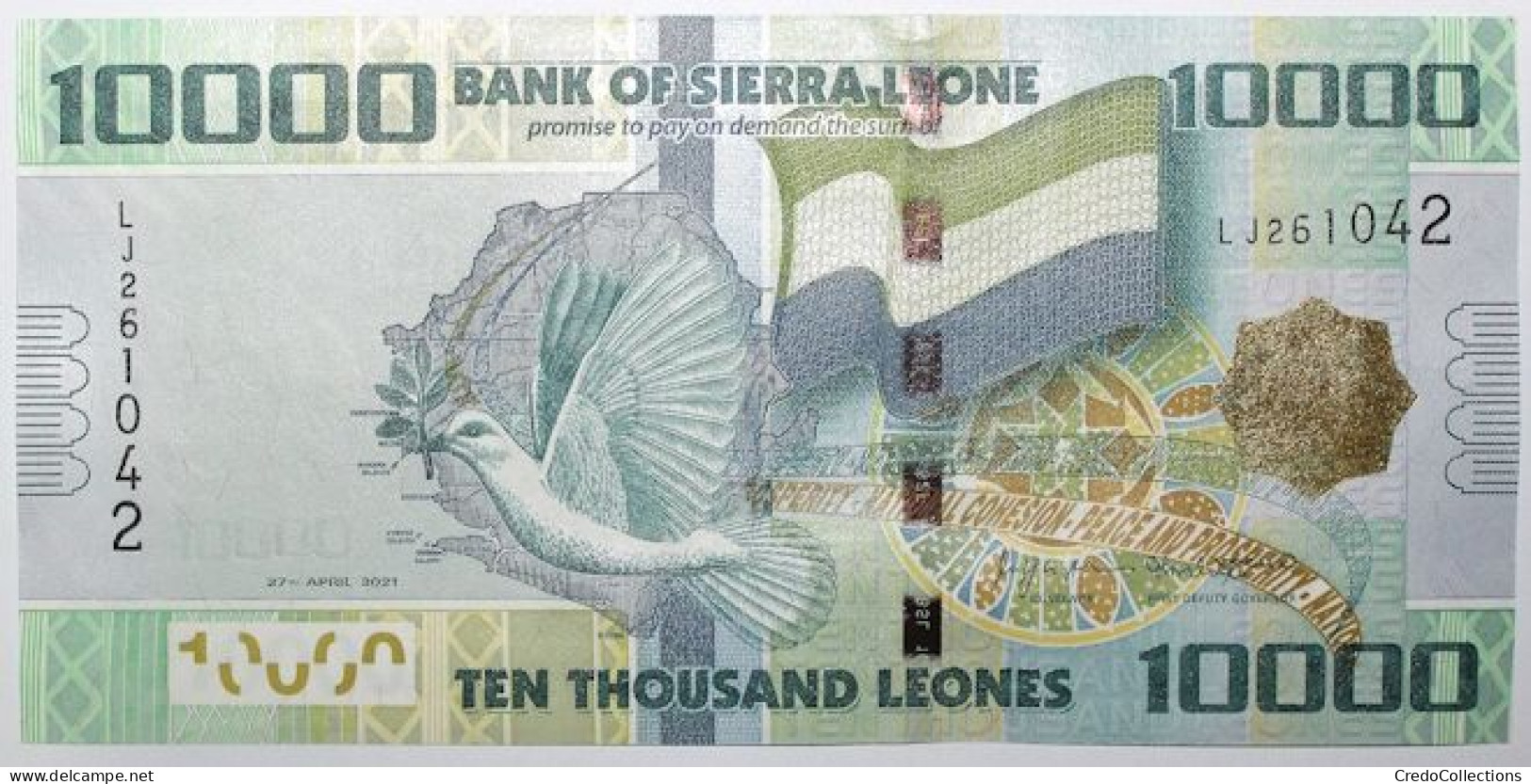 Sierra Leone - 10000 Leones - 2021 - PICK 33f - NEUF - Sierra Leone