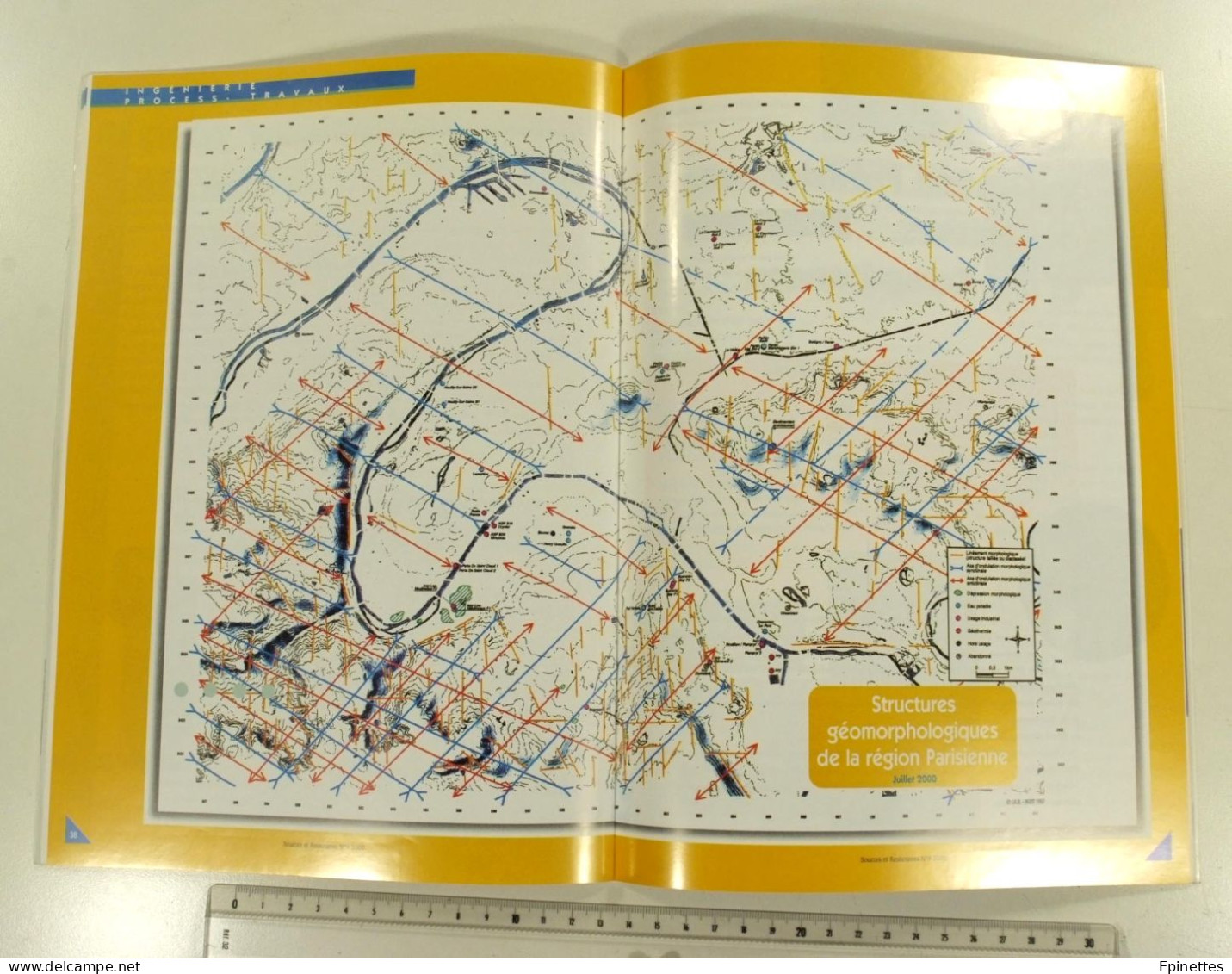 Lot 10 n°s Sources & Ressources, Revue technique de la SAGEP, Eau de Paris, n°1 à 9 + n° spécial Aqueducs, 1994-2001