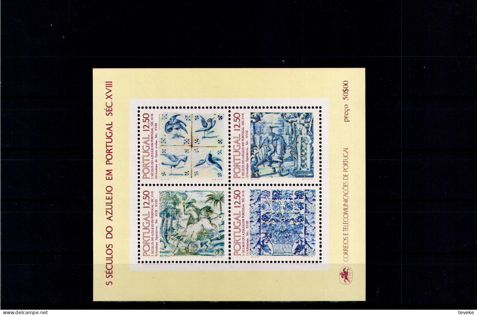 PORTUGAL 1981/1985 - MNH ** - Azulejos - Complete Set of Blocks and Minisheets