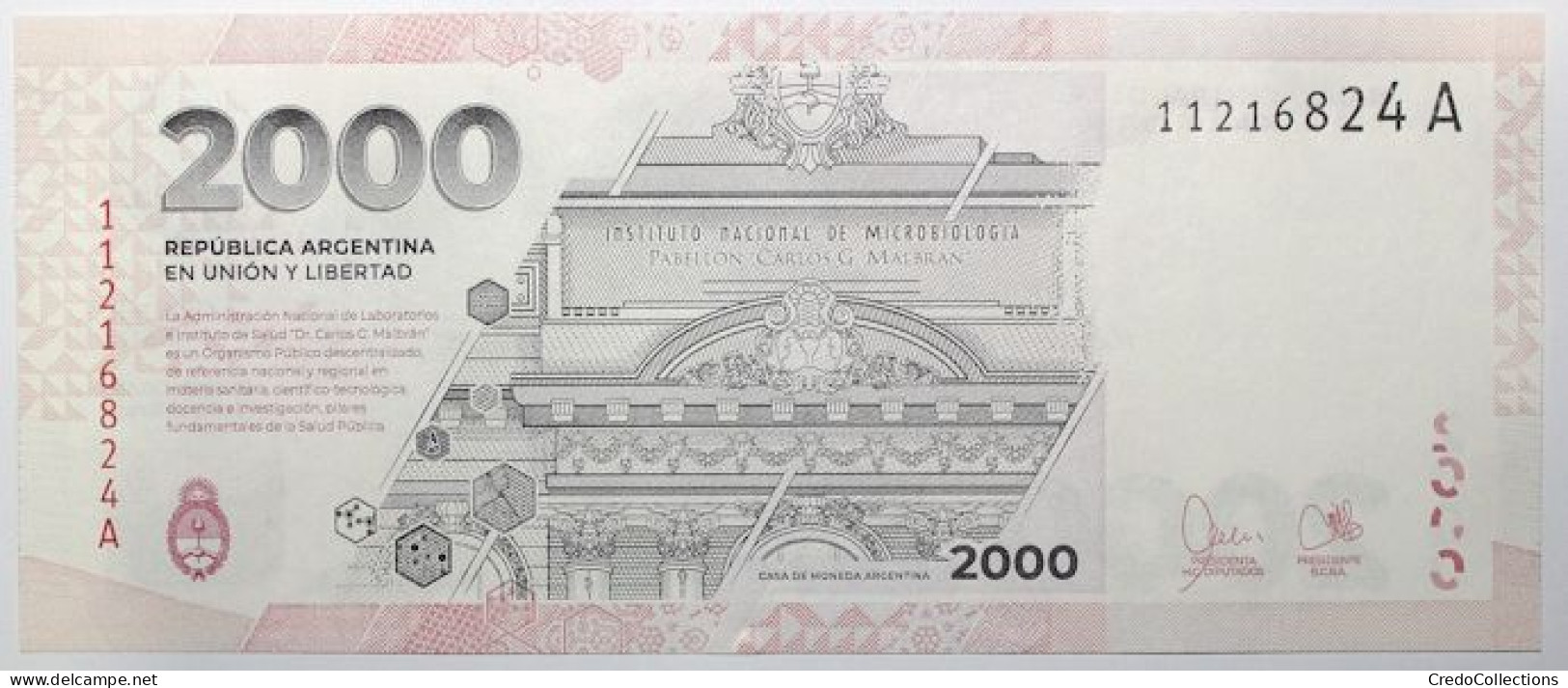 Argentine - 2000 Pesos - 2023 - PICK 371a - NEUF - Argentine