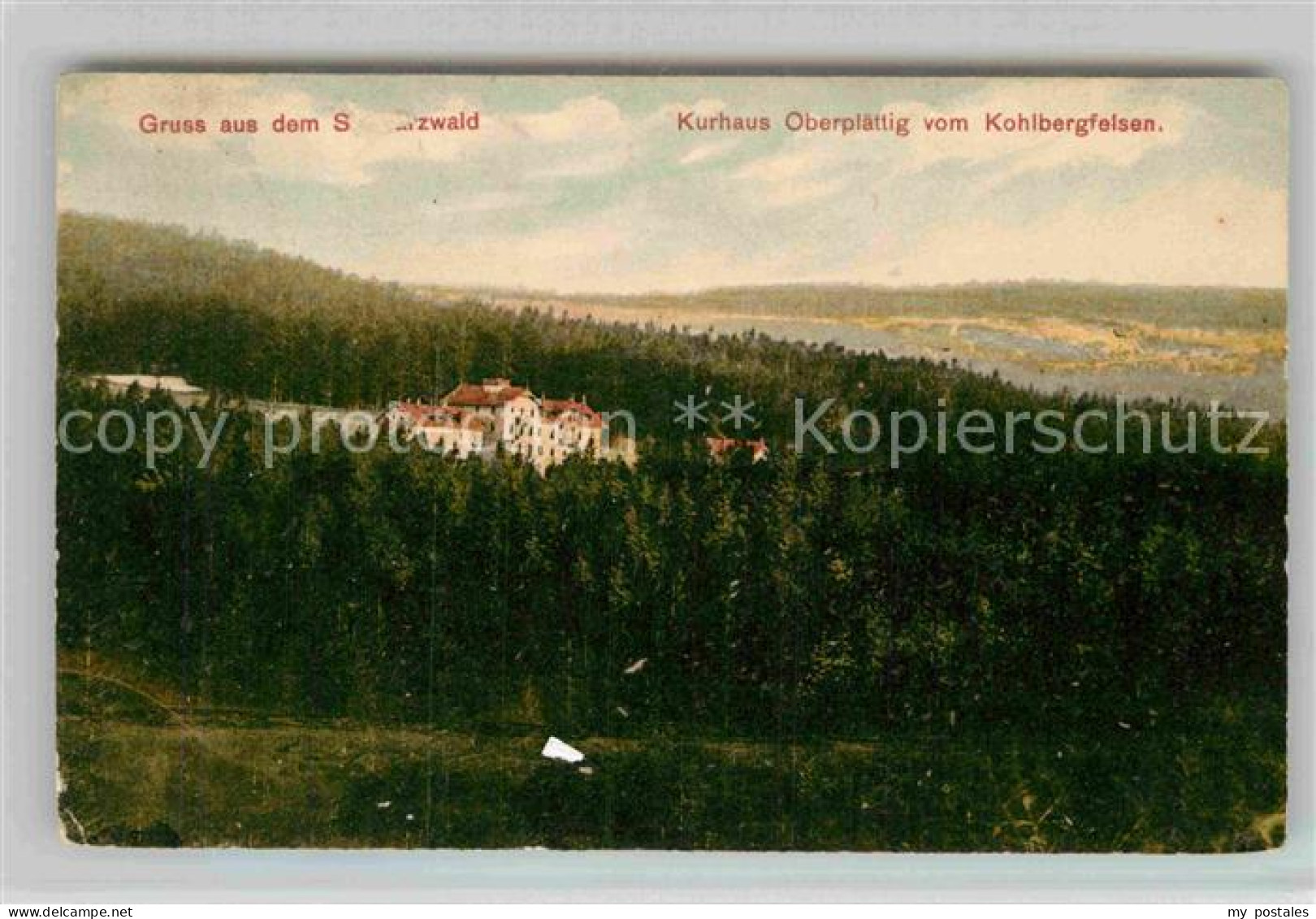 42853967 Buehlertal Kurhaus Oberplaettig Vom Kohlbergfelsen Buehlertal - Buehlertal