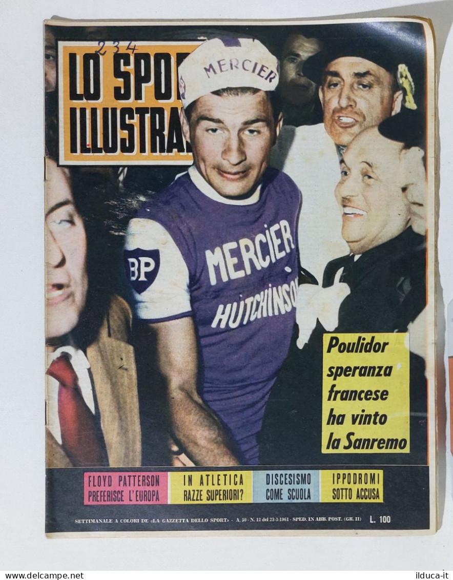 43910 Lo Sport Illustrato 1961 A. 50 N. 12 - Poulidor / Floyd Patterson - Deportes